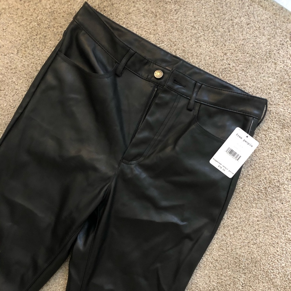 Feux Leather Free People Pants